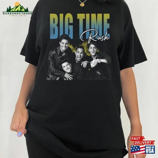 Big Time Rush Vintage T-Shirt Band Shirt Pop Music Unisex Hoodie