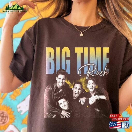 Big Time Rush Vintage T-Shirt Band Shirt Pop Music Unisex Hoodie