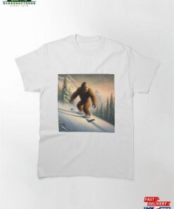 Bigfoot Snowboarding Classic T-Shirt Hoodie