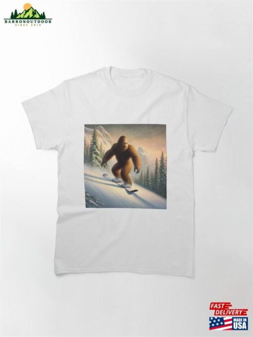 Bigfoot Snowboarding Classic T-Shirt Hoodie