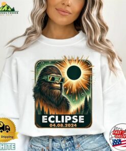 Bigfoot Total Solar Eclipse 2024 Wearing Glasses T-Shirt Tour Shirt Hoodie 2 Bigfoot Total Solar Eclipse 2024 Wearing Glasses T Shirt Tour Shirt Hoodie 3