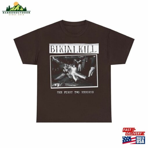 Bikini Kill T-Shirt The First Two Record Punk Rock Shirt Sweatshirt