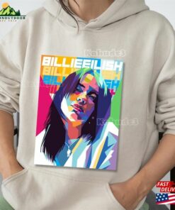 Bilie Eilish Singer Sweatshirt Happier Than Ever Billie Merch T-Shirt Unisex 2 Bilie Eilish Singer Sweatshirt Happier Than Ever Billie Merch T Shirt Unisex 3