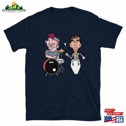 Bill And Mickey American Rock Band Member Caricature Short Sleeve Unisex T-Shirt Sweatshirt Classic