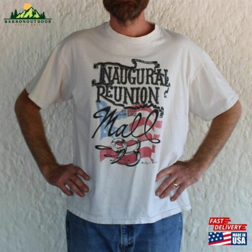 Bill Clinton Inaugural Reunion 93 Extra Large 90’S Fashion T-Shirt Classic