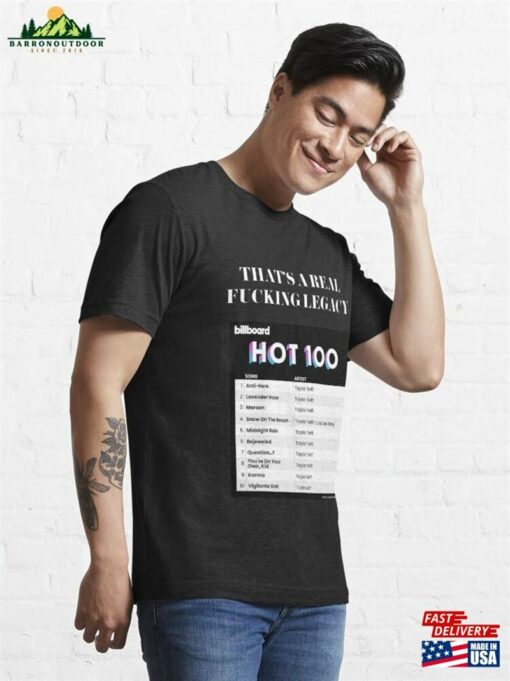 Billboard Hot 100 Top 10 Taylor Swift Midnights Essential T-Shirt Classic