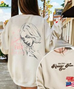 Billie Eilish Shirt Happier Than Ever Song Merch Vintage 90S Bootleg Unisex Tee Hoodie Classic Billie Eilish Shirt Happier Than Ever Song Merch Vintage 90S Bootleg Unisex Tee Hoodie Classic