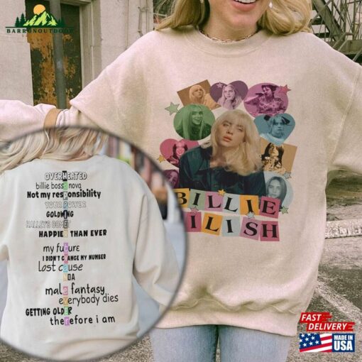 Billie Eilish Shirt Tshirt Tour T-Shirt Classic