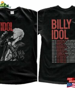 Billy Idol 2023 Live Tour Shirt Fan Concert Hoodie Unisex