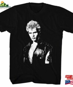 Billy Idol Black Adult T-Shirt Hoodie 1 Billy Idol Black Adult T Shirt Hoodie 2