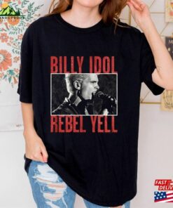 Billy Idol Rebel Yell T-Shirt Fan Shirt 2023 Concert Unisex