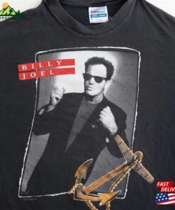 Billy Joel 1989 Storm Front Tour Graphic Vintage Tee Hoodie Sweatshirt 3