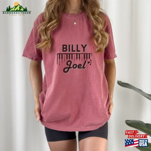 Billy Joel Concert Piano Tee Man Retro Classic T-Shirt Unisex