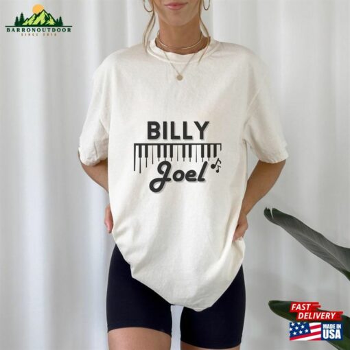 Billy Joel Concert Piano Tee Man Retro Classic T-Shirt Unisex