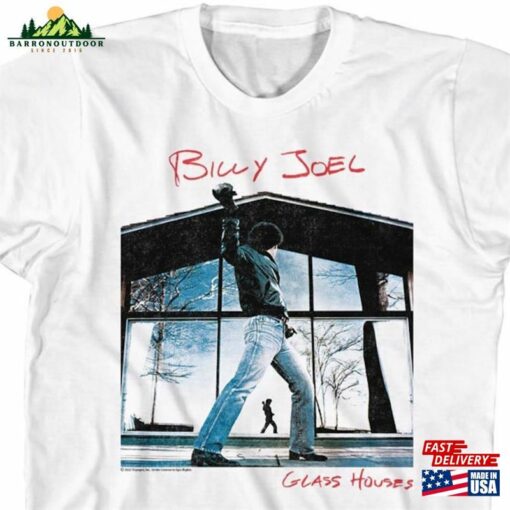 Billy Joel Glass Houses White Shirt Hoodie Classic