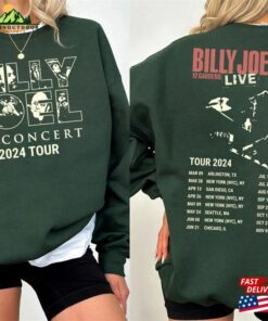 Billy Joel Music Tour 2024 Font Amp Back Shirt Vintage Unisex Sweatshirt 4