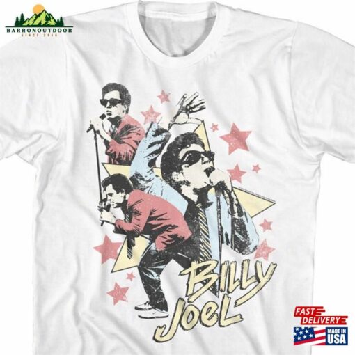 Billy Joel Piano Stars Logo White Shirt Classic Hoodie