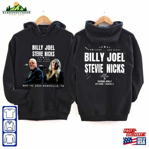 Billy Joel Stevie Nick Tour T-Shirt Merch Shirt 90S Retro Sweatshirt Unisex