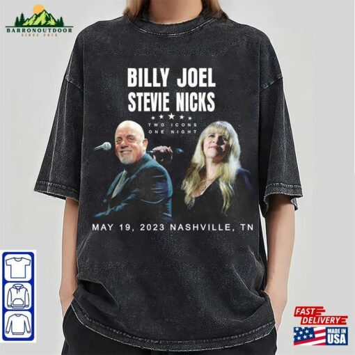 Billy Joel Stevie Nick Tour T-Shirt Merch Shirt 90S Retro Unisex Sweatshirt