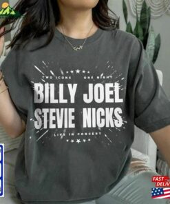 Billy Joel Stevie Nick Two Icons One Night 2023 Unisex Shirt Gift For Him Classic Hoodie 1