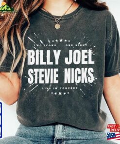 Billy Joel Stevie Nick Two Icons One Night 2023 Unisex Shirt Gift For Him Classic Hoodie 2