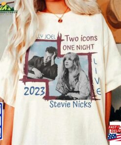 Billy Joel Stevie Nick Two Icons One Night 2023 Unisex Tee Shirt Merch Sweatshirt 1