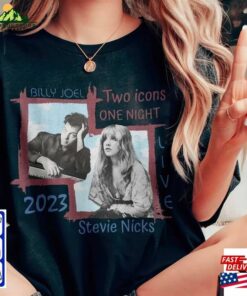 Billy Joel Stevie Nick Two Icons One Night 2023 Unisex Tee Shirt Merch Sweatshirt 3