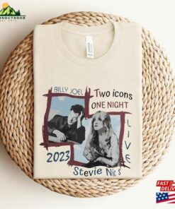 Billy Joel Stevie Nick Two Icons One Night Shirt Concert Hoodie Classic