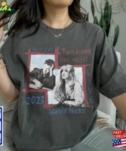 Billy Joel Stevie Nick Two Icons One Night Shirt Sweatshirt Hoodie Classic 3