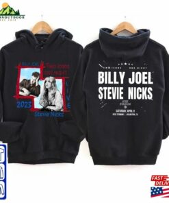 Billy Joel Stevie Nick Two Icons One Night Shirt Sweatshirt Hoodie Unisex 4