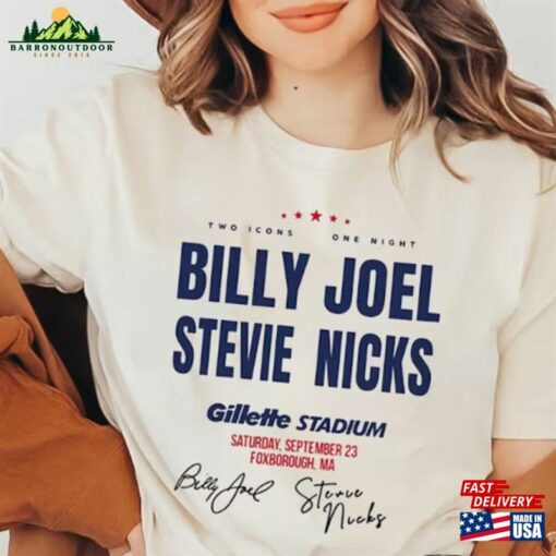 Billy Joel Stevie Nicks 2023 Tour Best T-Shirt Merch Music World Sweatshirt