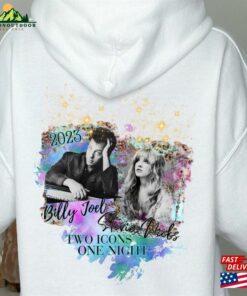Billy Joel Stevie Nicks Concert Hoodie 2023 Two Icons Oversized Trendy Tumblr Shirt 70’S Band Gift For Her Him Unisex T-Shirt Classic