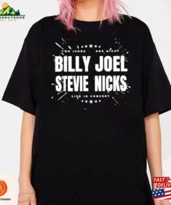 Billy Joel Tour 2023 Unisex Sweatshirt Stevie Nick Two Icons One Night Shirt Tee Classic