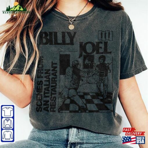 Billy Joel Vintage Retro T-Shirt Shirt Tour Hoodie