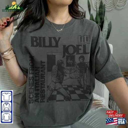 Billy Joel Vintage Retro T-Shirt Shirt Tour Hoodie