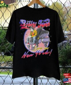 Billy Joel Vintage Shirt T-Shirt Live In New York Sweatshirt Hoodie Unisex