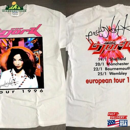 Bjork Post European Tour 1996 T-Shirt’96 Unisex Classic