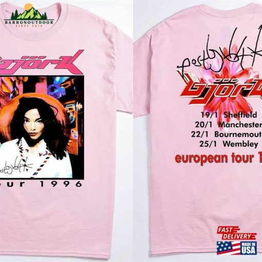 Bjork Post European Tour 1996 T-Shirt’96 Unisex Classic