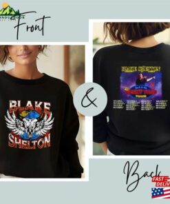 Bla Ke She Lton T-Shirt Back To The Ho Nky Tonk Tour 2023 Double Sided Shirt Classic Sweatshirt Bla Ke She Lton T-Shirt Back To The Ho Nky Tonk Tour 2023 Double Sided Shirt Classic Sweatshirt