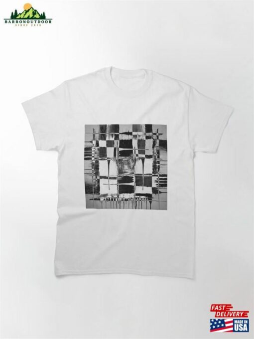 Black And White Abstract #12 Classic T-Shirt Unisex Hoodie