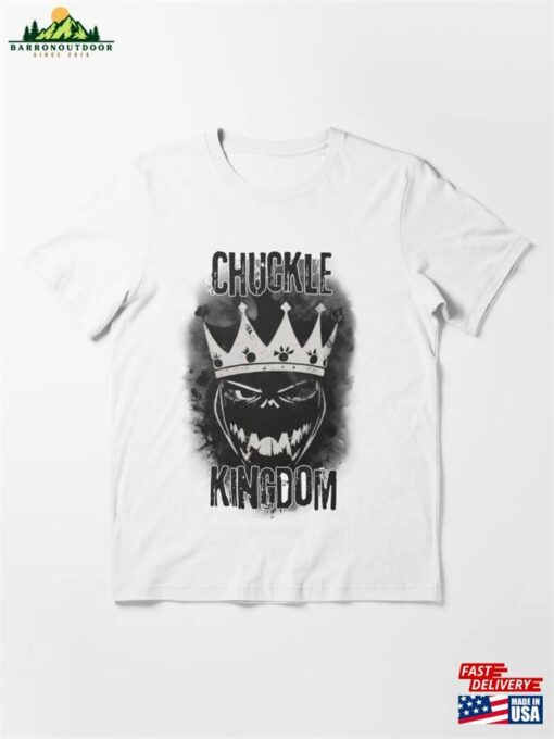 Black And White Grunge Chuckle Kingdom Essential T-Shirt Classic Unisex