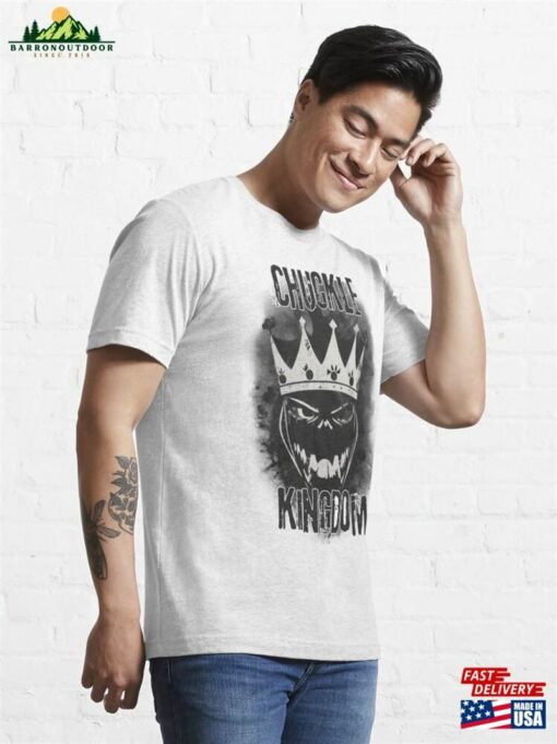 Black And White Grunge Chuckle Kingdom Essential T-Shirt Classic Unisex