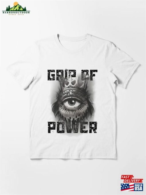 Black And White Grunge Grip Of Power Essential T-Shirt Hoodie