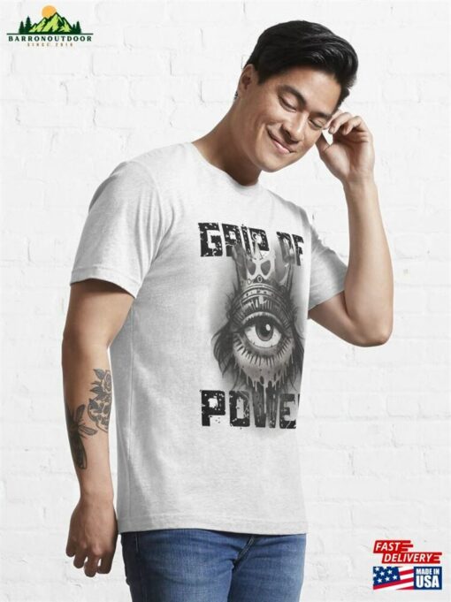 Black And White Grunge Grip Of Power Essential T-Shirt Hoodie