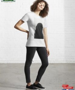 Black And White Shadow Photo Essential T-Shirt Unisex 3 Black And White Shadow Photo Essential T Shirt Unisex 4