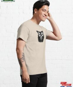 Black And White Vintage Spooky Halloween Horned Owl Classic T-Shirt Sweatshirt Unisex 3 Black And White Vintage Spooky Halloween Horned Owl Classic T Shirt Sweatshirt Unisex 4