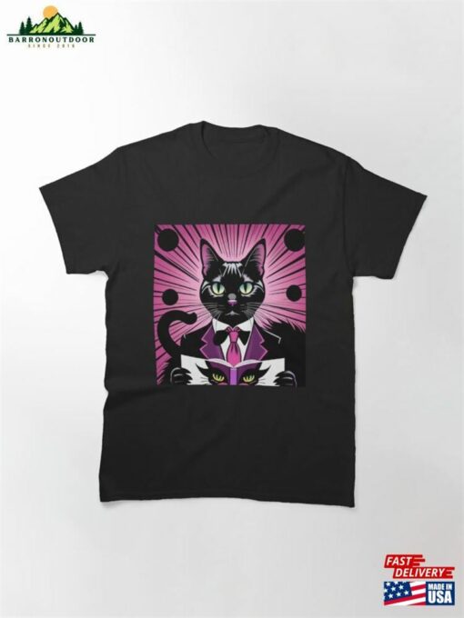 Black Cat Art Classic T-Shirt