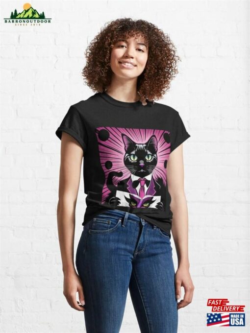 Black Cat Art Classic T-Shirt