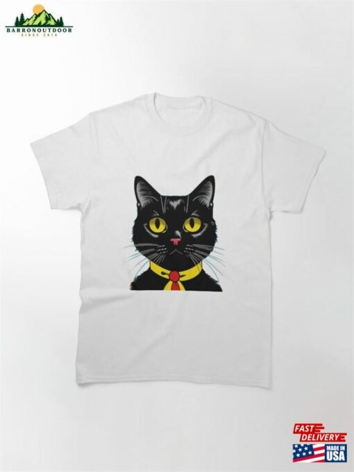 Black Cat Art Classic T-Shirt Sweatshirt Hoodie