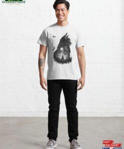 Black Cat Moon And Forest Classic T-Shirt Hoodie Sweatshirt 2 Black Cat Moon And Forest Classic T Shirt Hoodie Sweatshirt 3
